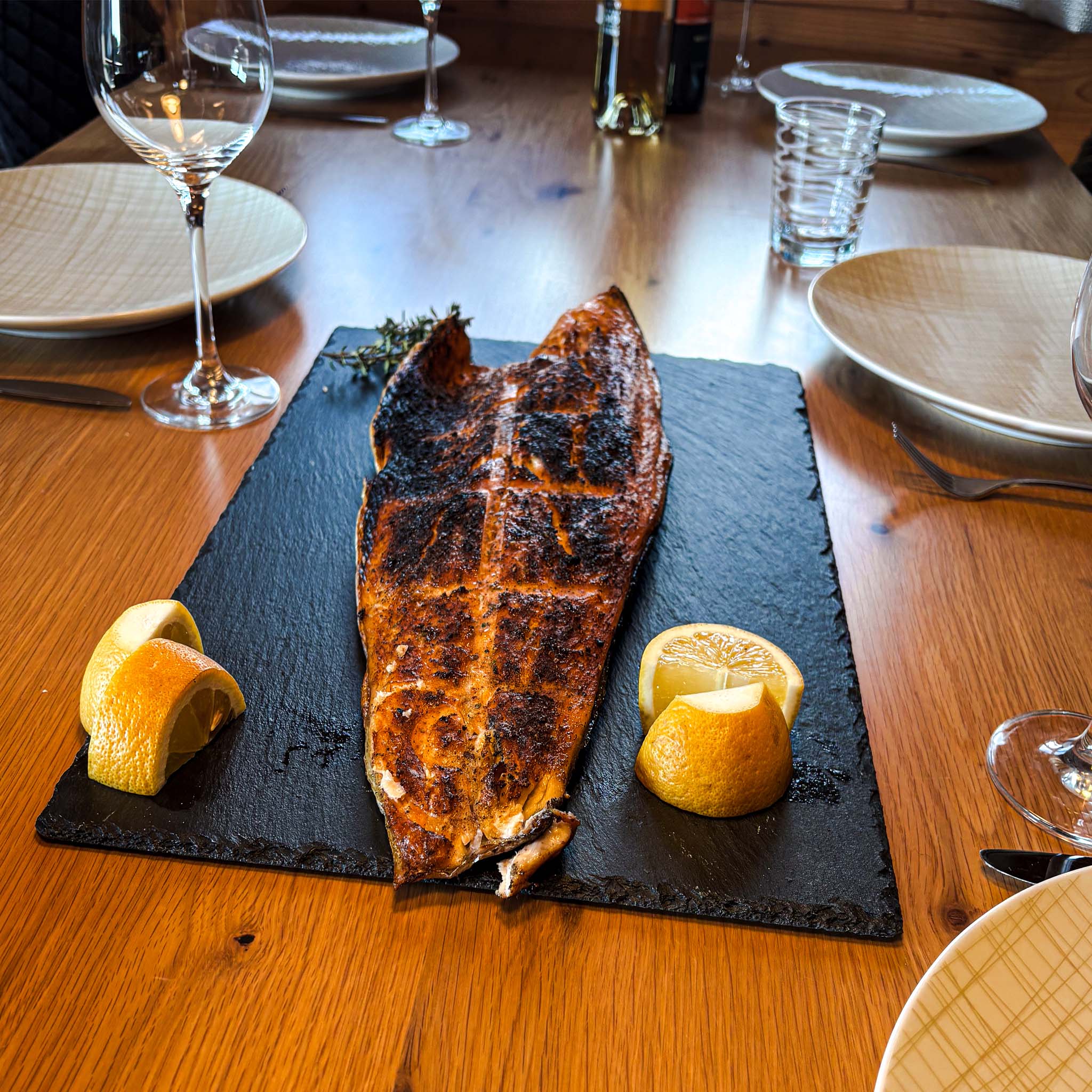 Grilovací prkénko na rybu z nerezové oceli