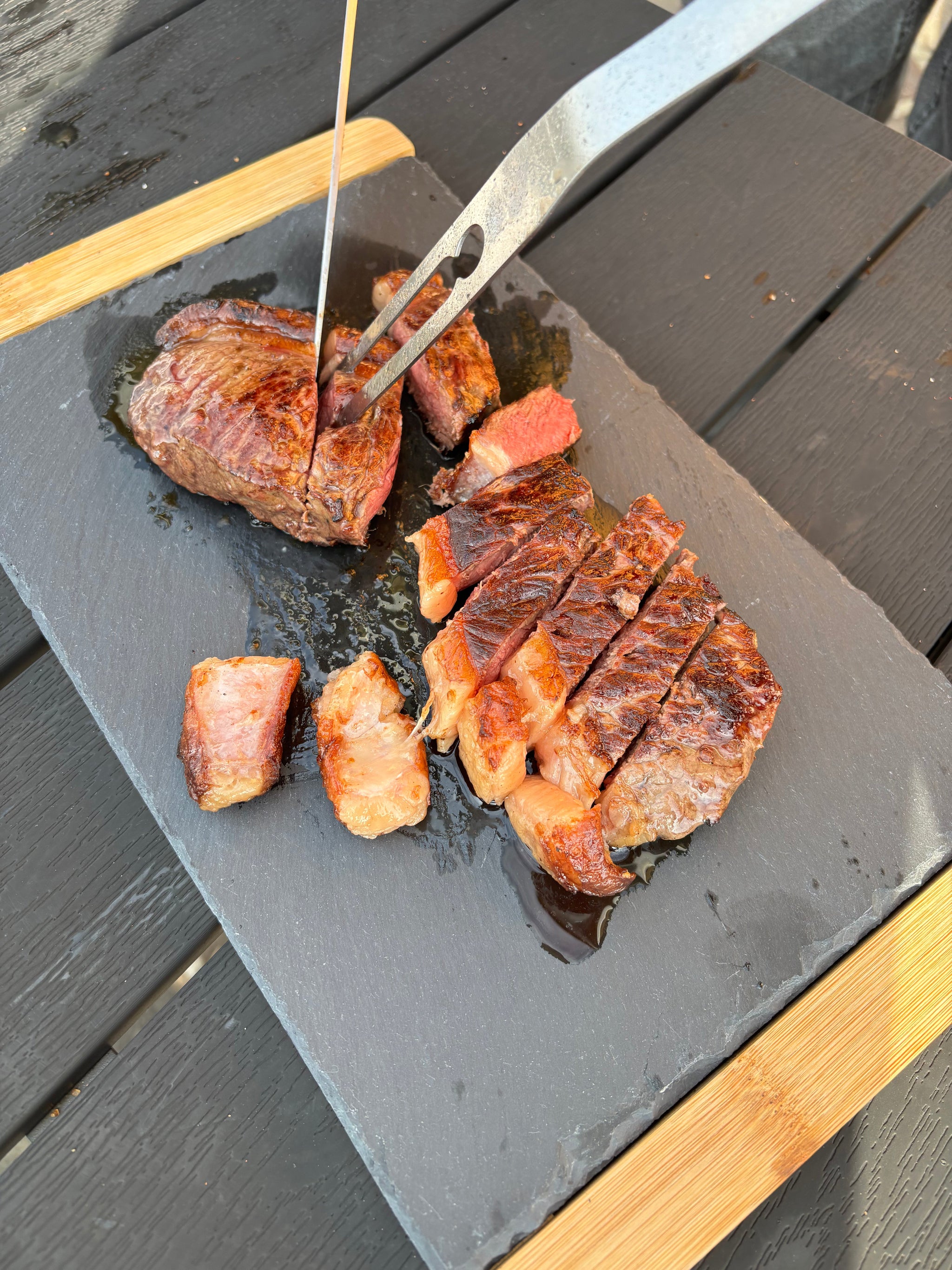 Nerezová grilovací deska pro ohniště o průměru 80 cm