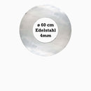 Nerezová grilovací deska kulatá pro ohniště o průměru 60 cm