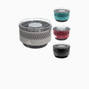 Stolní gril šedý s aktivním větráním