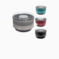 Stolní gril šedý s aktivním větráním