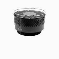 Stolní gril černý s aktivním větráním