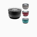 Stolní gril černý s aktivním větráním