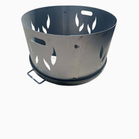 Dvoudílný kryt proti jiskrám pro ohniště o průměru 80 cm