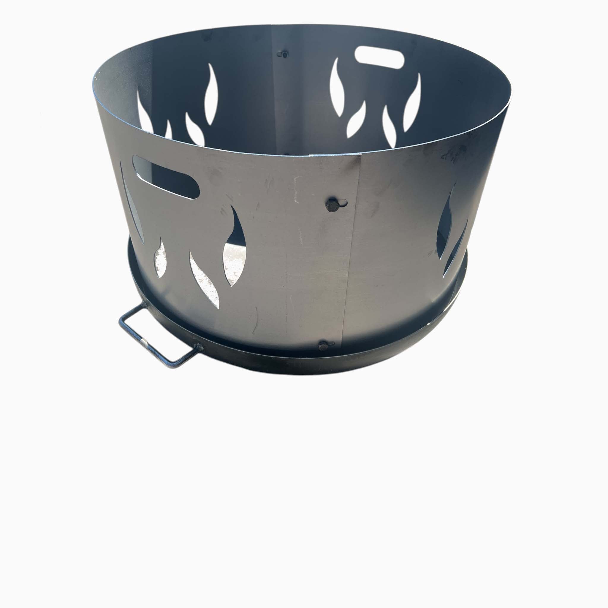 Dvoudílný kryt proti jiskrám pro ohniště o průměru 80 cm