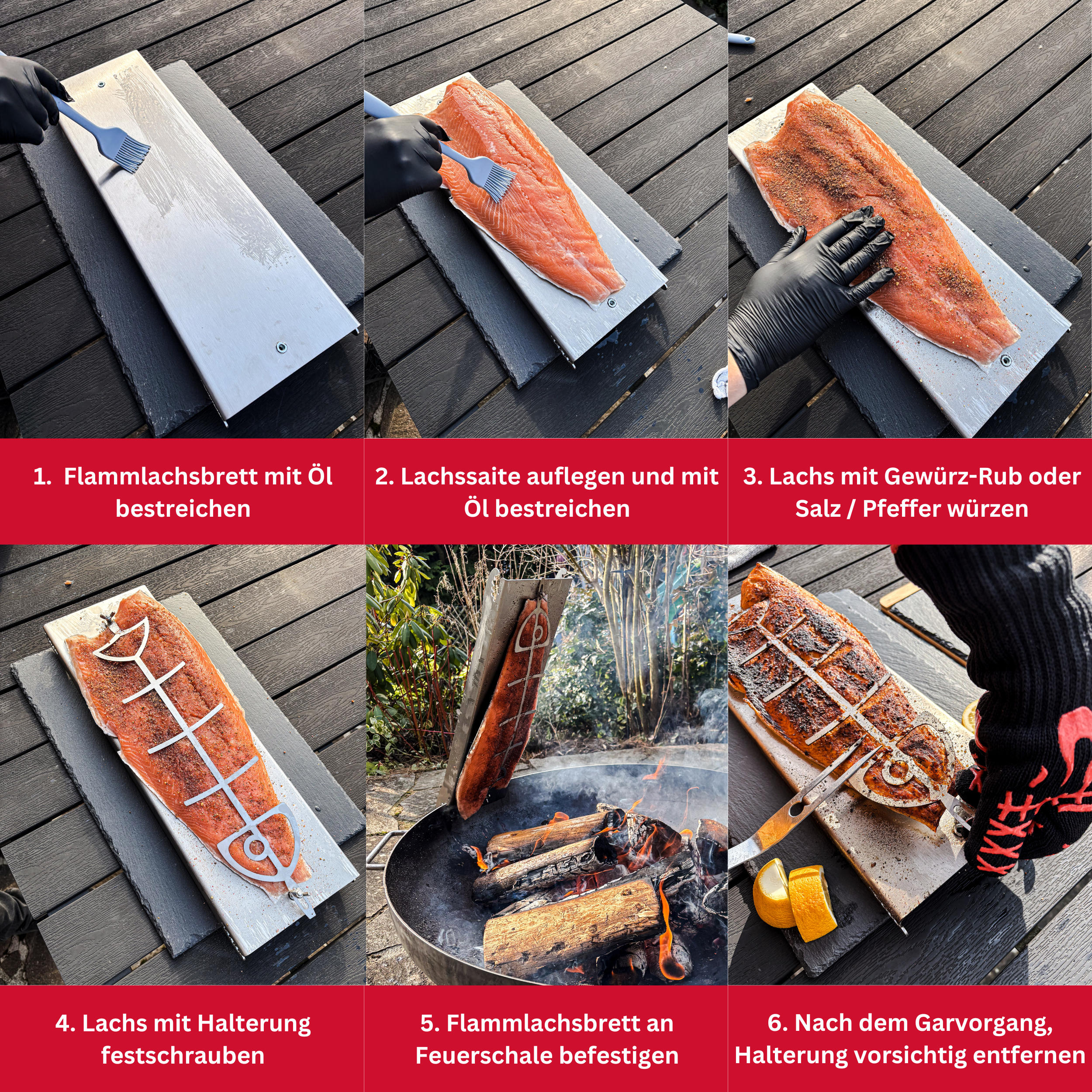 Grilovací prkénko na rybu z nerezové oceli