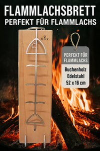 Dřevěné grilovací prkénko na rybu