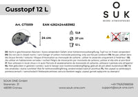 Litinový hrnec 12 L