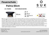 Ohniště 60 cm s úložným prostorem – Palma