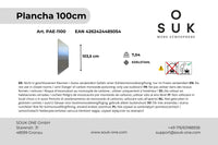 Nerezová grilovací deska pro ohniště o průměru 100 cm