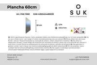 Nerezová grilovací deska pro ohniště o průměru 60 cm