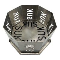 Stolní gril šedý s aktivním větráním